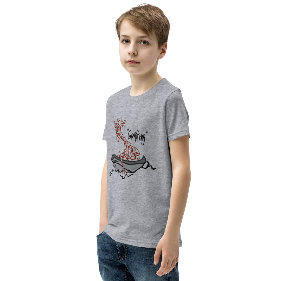 Gnarly Dood Youth T-Shirt - Athletic Heather Left