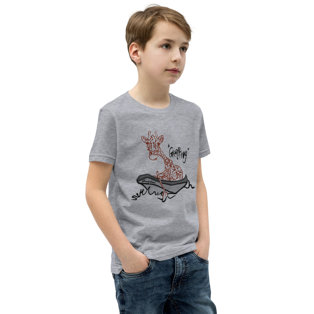 Gnarly Dood Youth T-Shirt - Athletic Heather Right