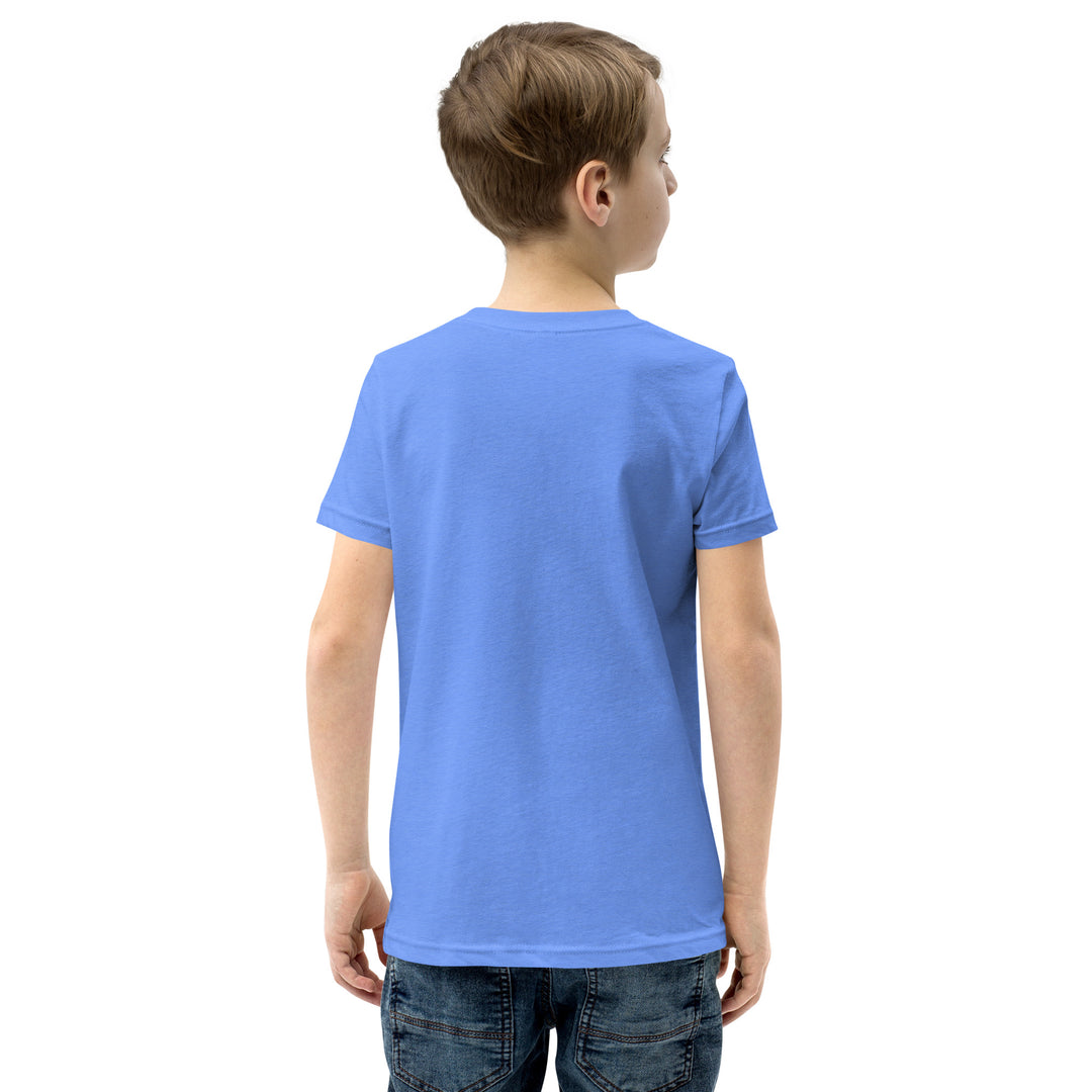 Gnarly Dood Youth T-Shirt - Heather Columbia Blue Back