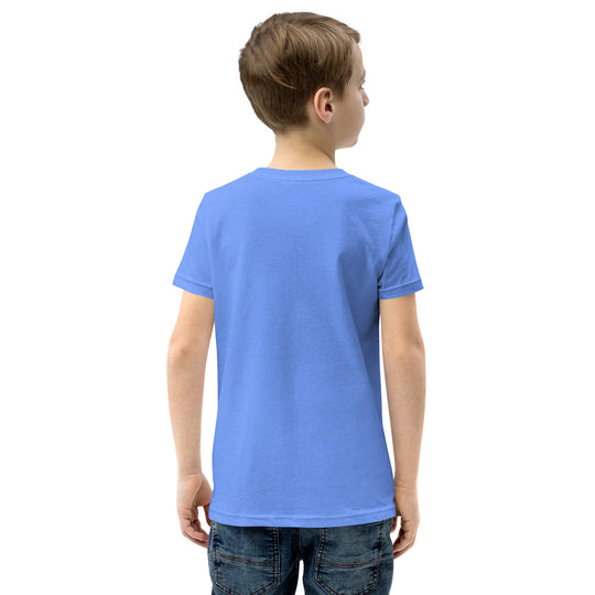 Gnarly Dood Youth T-Shirt - Heather Columbia Blue Back
