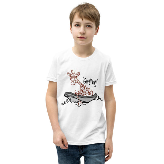 Gnarly Dood Youth T-Shirt - White Front