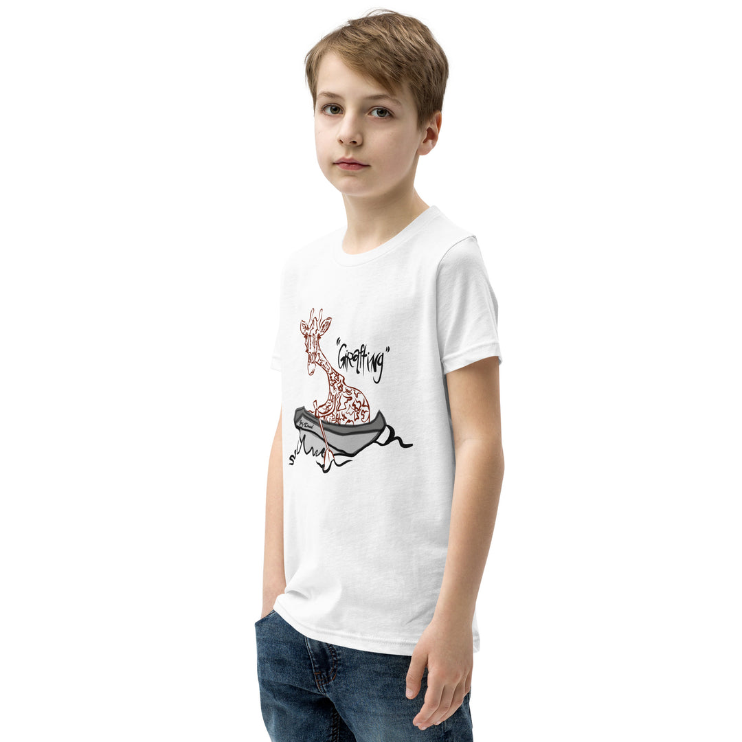 Gnarly Dood Youth T-Shirt - White Left
